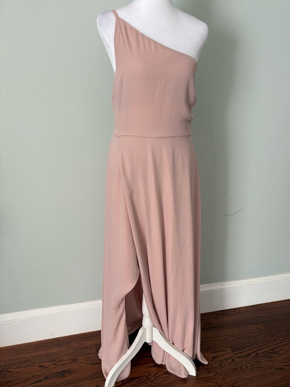 Show Me Your Mumu dusty Pink One-Shoulder Maxi Dress